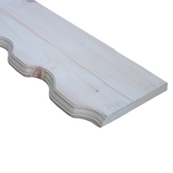 SZN Wood - AHŞAP ALIN TAHTASI 19,0 Cm LADİN 2.SINIF