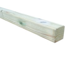 SZN Wood - AHŞAP PROFİL DECK 4,0 x 4,0 Cm LADİN 2.SINIF YEŞİL EMPRENYELİ