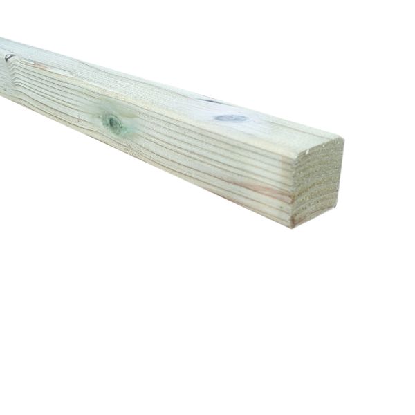 AHŞAP PROFİL DECK 4,0 x 4,0 Cm LADİN 2.SINIF YEŞİL EMPRENYELİ