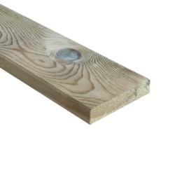 SZN Wood - AHŞAP PROFİL DECK 9,0 x 2,0 Cm LADİN 2.SINIF YEŞİL EMPRENYELİ