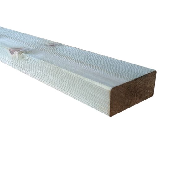 AHŞAP PROFİL DECK 9,0 x 4,0 Cm LADİN 2.SINIF YEŞİL EMPRENYELİ