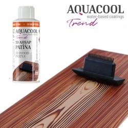 Aquacool - AquaCool Trend 3D Ahşap Patina Hobi Boyası 150 ml +