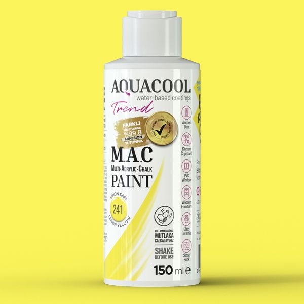 AquaCool Trend M.A.C Hobi Boyası Su Bazlı Akrilik 150 ml