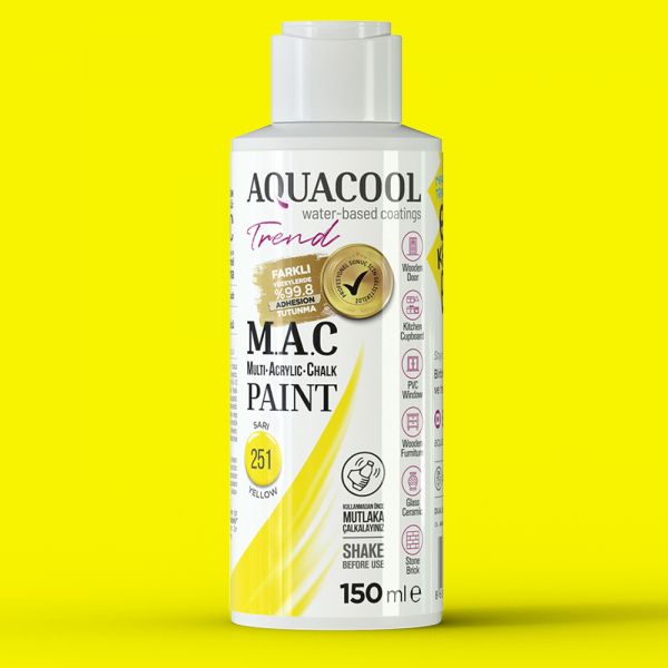 AquaCool Trend M.A.C Hobi Boyası Su Bazlı Akrilik 150 ml