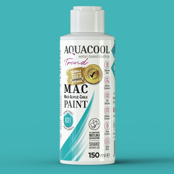 AquaCool Trend M.A.C Hobi Boyası Su Bazlı Akrilik 150 ml