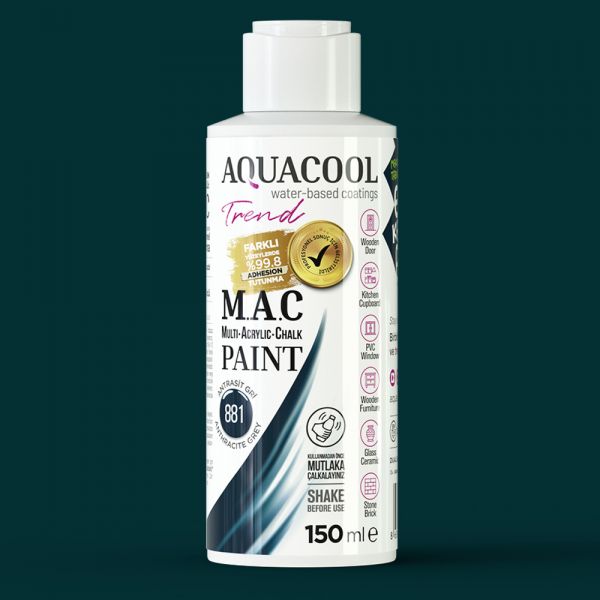 AquaCool Trend M.A.C Hobi Boyası Su Bazlı Akrilik 150 ml