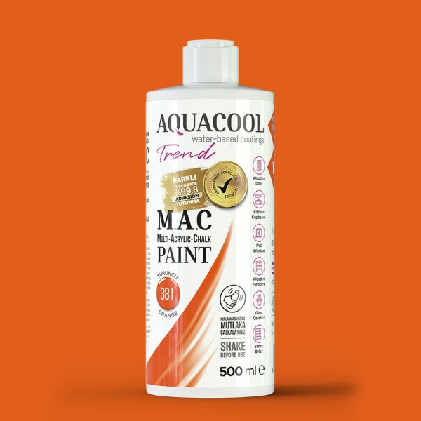 AquaCool Trend M.A.C Hobi Boyası Su Bazlı Akrilik 500 ml