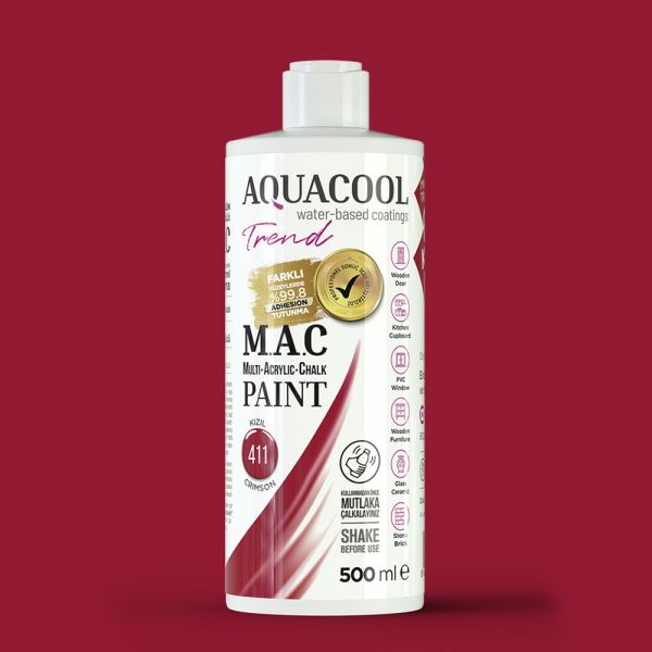 AquaCool Trend M.A.C Hobi Boyası Su Bazlı Akrilik 500 ml