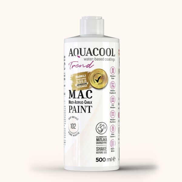 AquaCool Trend M.A.C Hobi Boyası Su Bazlı Akrilik 500 ml