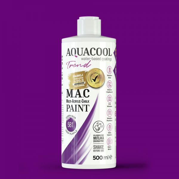 AquaCool Trend M.A.C Hobi Boyası Su Bazlı Akrilik 500 ml