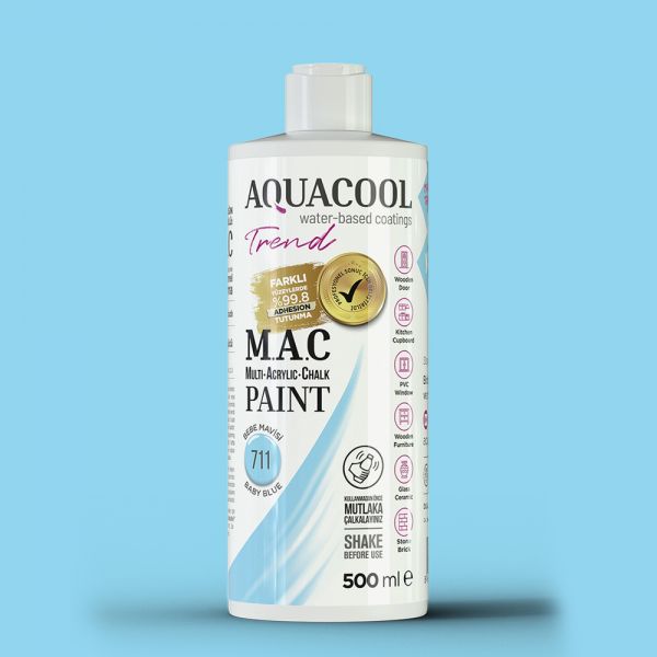 AquaCool Trend M.A.C Hobi Boyası Su Bazlı Akrilik 500 ml