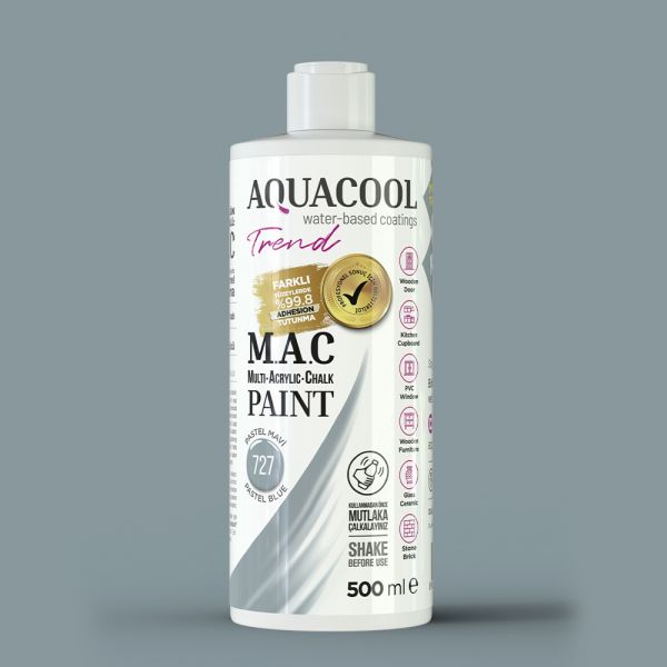 AquaCool Trend M.A.C Hobi Boyası Su Bazlı Akrilik 500 ml