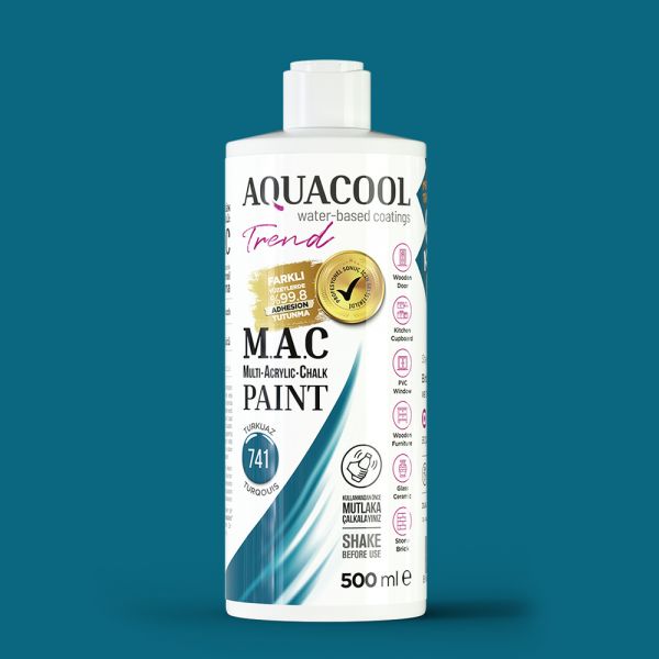 AquaCool Trend M.A.C Hobi Boyası Su Bazlı Akrilik 500 ml