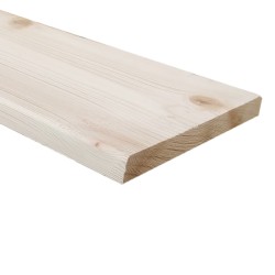 SZN Wood Pahlı Profil 19,0 x 2,0 Cm LADİN 2.SINIF SİLİNMİŞ + - SZN Wood