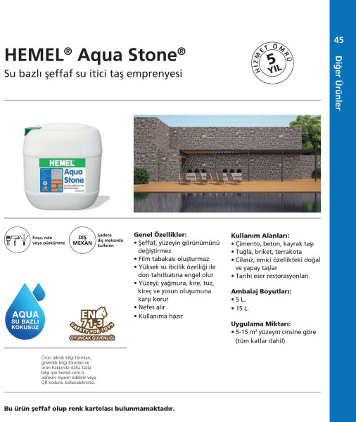 HEMEL AQUA STONE AQUA TAŞ EMPRENYESİ 5 LT - 2
