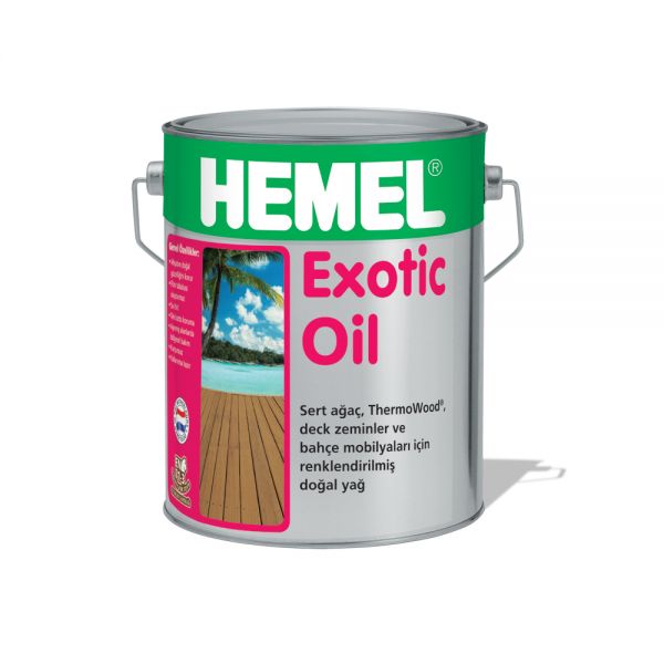 HEMEL EXOTİC OİL RENK DECK BOYASI 2,5 LT