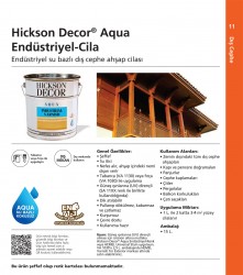 HEMEL HİCKSON DECOR SU BAZLI - AQUA VA1030 ENDÜSTRİYEL DIŞ MEKAN CİLA 15 LT FIRÇALIK - Thumbnail