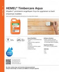 HEMEL TIMBERCARE AQUA FIRÇA EMPRENYE ŞEFFAF 1 LT - Thumbnail