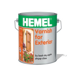 HEMEL - HEMEL VARNİSH FOR EXTERİOR SU BAZLI - AQUA CİLA DIŞ MEKAN 2.5 LT