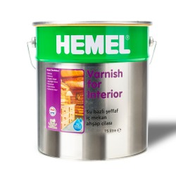 HEMEL VARNİSH FOR İNTERİOR SU BAZLI - AQUA LAMBRİ CİLA İÇ MEKAN 15 LT - Thumbnail