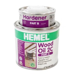 HEMEL WOOD OİL 2C-SET YAĞ İÇ MEKAN 0,30 LT - Thumbnail