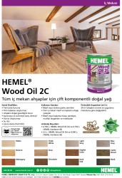 HEMEL WOOD OİL 2C-SET YAĞ İÇ MEKAN 0,30 LT - Thumbnail