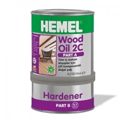 HEMEL - HEMEL WOOD OİL 2C-SET YAĞ İÇ MEKAN 0,90 LT