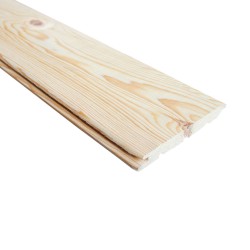 LAMBRİ - LAMBRİ 100 x 13,2 x 1,7 Cm KIZIL ÇAM 2.SINIF EKSİZ DÜZ +