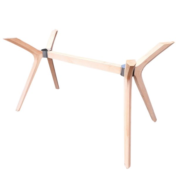 MASA AYAĞI 130 x 70 x 75 Cm KELEBEK HAM AHŞAP AYAK - 1