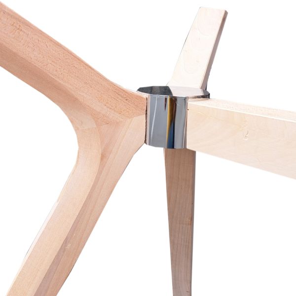 MASA AYAĞI 130 x 70 x 75 Cm KELEBEK HAM AHŞAP AYAK - 4