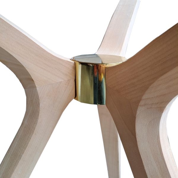 MASA AYAĞI 75 x 70 x 70 Cm KELEBEK HAM AHŞAP AYAK - 3