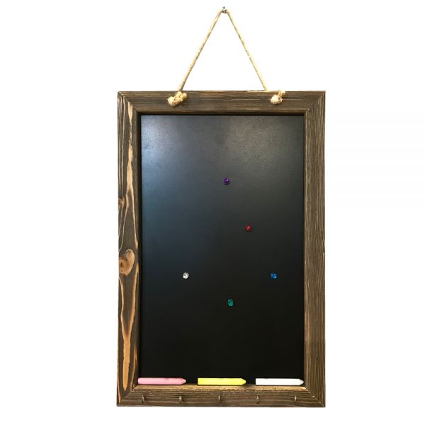 Ozmo Çok Amaçlı Yazı Tahtası Mıknatıslı Eskitme 40 x 60 cm - 2