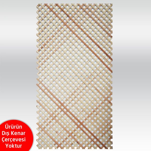 SEPERATÖR 200 x 100 Cm SARIÇAM 1.KALİTE Geniş Çıtalı Desenli Kalınlık 16mm