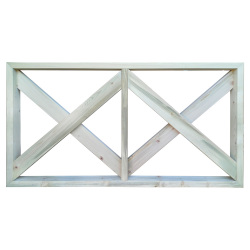 SZN Çit Çapraz İkili CT04 150 Cm x 9 Cm x 80 Cm Emprenyeli - SZN