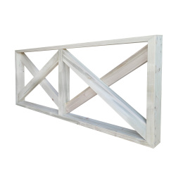 SZN Çit Çapraz İkili CT04 150 Cm x 9 Cm x 80 Cm Emprenyeli - 2