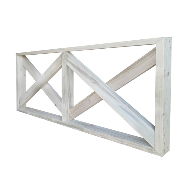 SZN Çit Çapraz İkili CT04 150 Cm x 9 Cm x 80 Cm Emprenyeli - 2