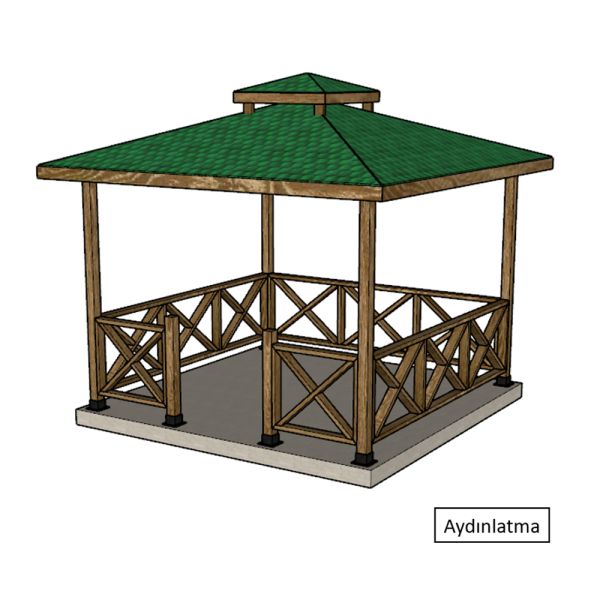 SZN Kamelya KML3x3 300 Cm x 300 Cm x 220 Cm Emprenyeli