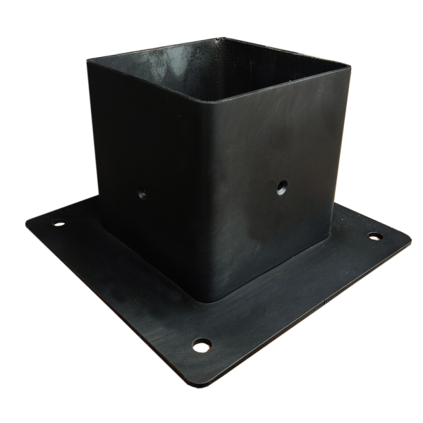 SZN KARE PERGULE AYAĞI METAL 14 x 14 SİYAH BOYALI SZN001 - 1