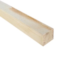 SZN Wood - SZN Wood Ahşap Düz Profil 2,0 x 2,0 Cm LADİN RENDELİ