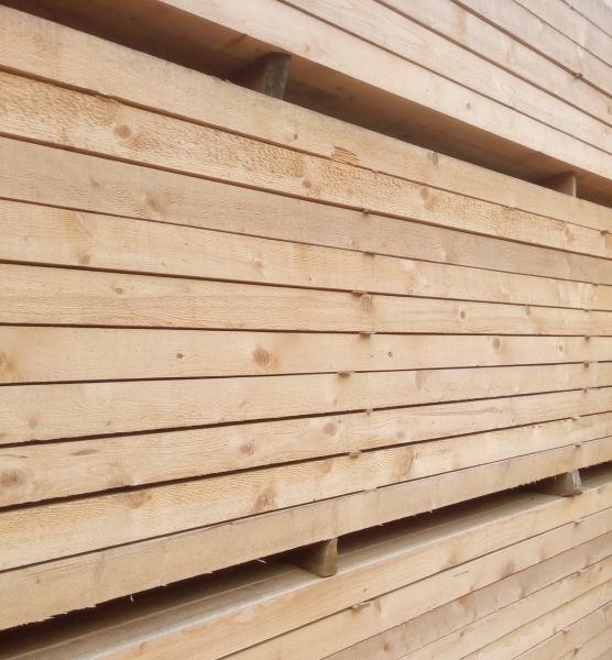 SZN Wood Ahşap Düz Profil 9,5 x 4,5 Cm LADİN RENDESİZ