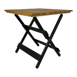 SZN Wood Bahçe Masa Kestane Eskitme Katlanır Masa 8559-29 Bal -- Dış Mekan -- x x 74 cm + - SZN Wood