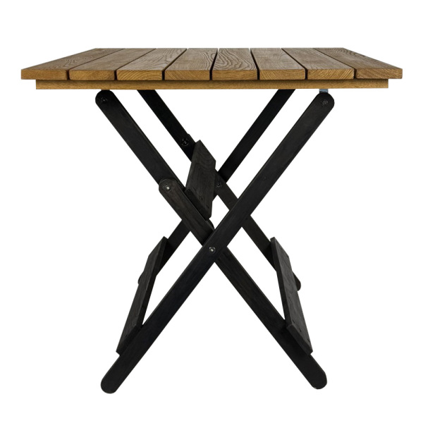 SZN Wood Bahçe Masa Kestane Eskitme Katlanır Masa 8559-29 Bal -- Dış Mekan -- x x 74 cm + - 3