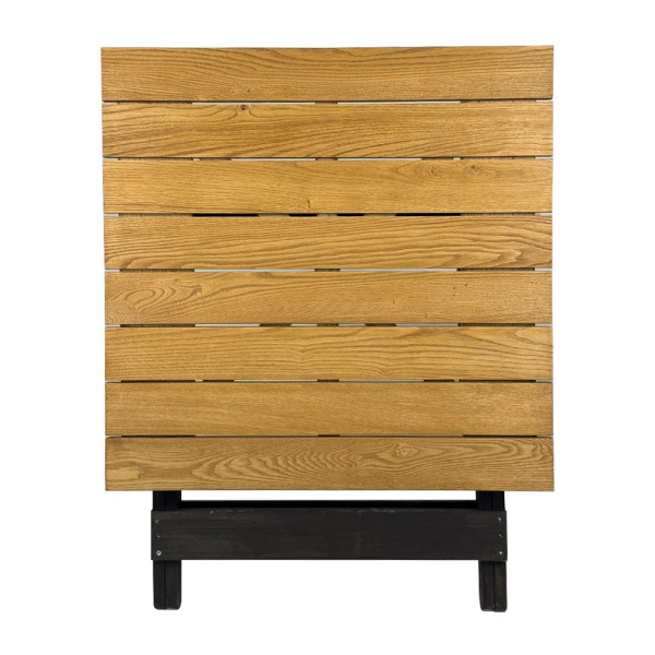 SZN Wood Bahçe Masa Kestane Eskitme Katlanır Masa 8559-29 Bal -- Dış Mekan -- x x 74 cm + - 4