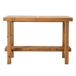 SZN Wood Bar Masa Ladin Yaşlandırma Sotka 4 Kenar Düz Ağartma -- Ultra Mat -- 150 x 60 x 105 cm - 2