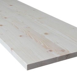 SZN Wood Çalışma Tezgahı Ladin Düz 4 Kenar Düz Ham -- -- -- 245 x 57 x 3,5 cm - Thumbnail