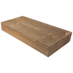 SZN Wood - SZN Wood Eskitme Ahşap Kalas Raf Ladin x 14 x 4 Cm SZN-51-Teak +