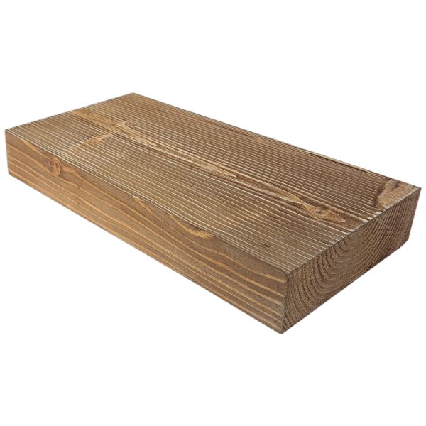 SZN Wood Eskitme Ahşap Kalas Raf Ladin x 14 x 4 Cm SZN-51-Teak +