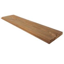 SZN Wood Eskitme Ahşap Lambri Pahlı Düz Ladin x 14 x 2,0 Cm SZN-51-Teak + - Thumbnail