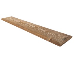 SZN Wood - SZN Wood Eskitme Ahşap Lambri Pahlı Kafa Kanallı Ladin 99 x 14 x 2,0 Cm SZN-51-Teak