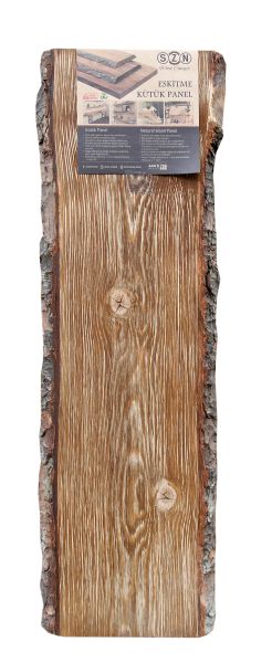 SZN Wood Eskitme Kütük Raf Ladin-Göknar 2 Kenar Sulama ( Genişlik 26-30cm Kalınlık 3cm )